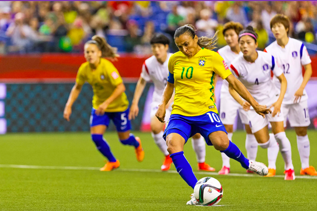 The growth of women’s football in Brazil